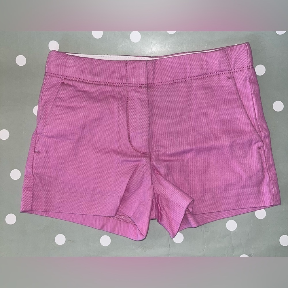 J. Crew Crewcuts Girls chino shorts H4888 Pink 4